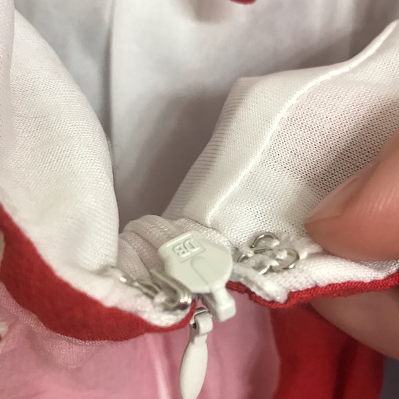 Red Multi Striped Jumpsuit - Picture 6 of 7